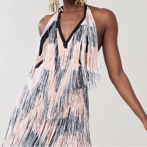 DVF Natalia Fringe Dress - Picture 2 of 11